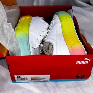Puma Kaia Platform Fade Womens Sneakers